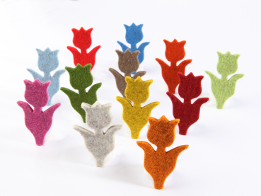 Preview: Tulpe aus Filz